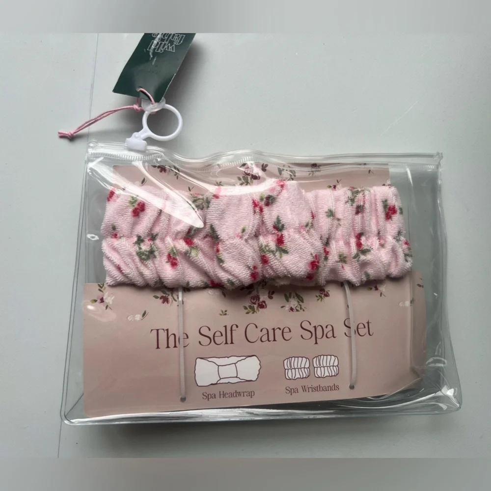 Hair Headwrap with Cuffs Set 3pc - Wild Fable™ Pink Floral